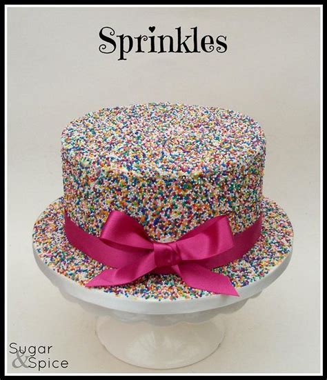 Sprinkles Decorated Cake By Sugargourmande Lou Cakesdecor