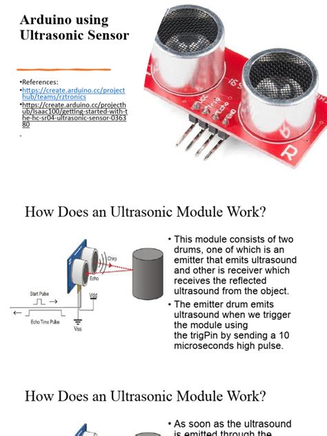 Arduino Using Ultrasonic Sensor 2 | PDF | Ultrasound | Acoustics