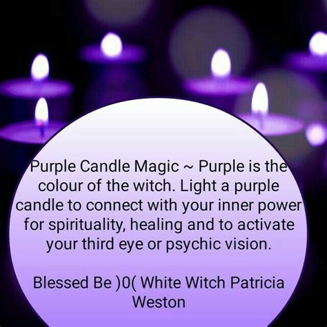 Purple Candle Magic Purple Candles Candle Magik Wiccan Books Wiccan