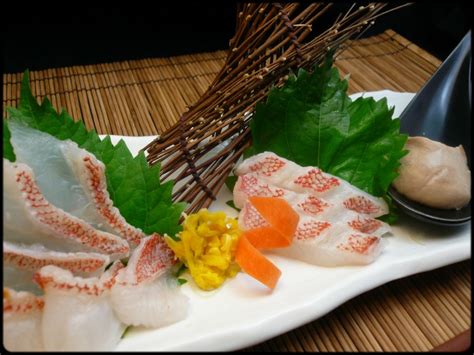 キンキの刺身 魚と野菜と私と和ノ香