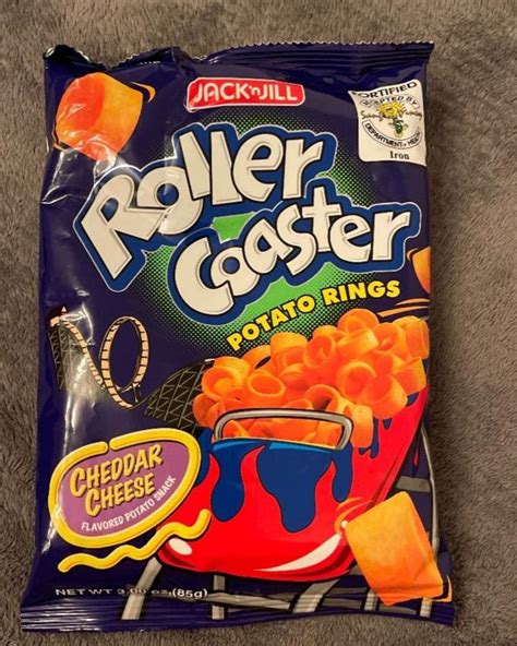 Roller Coaster Potato Rings Cheddar Cheese Jackn Jill Kal Rie Kj A