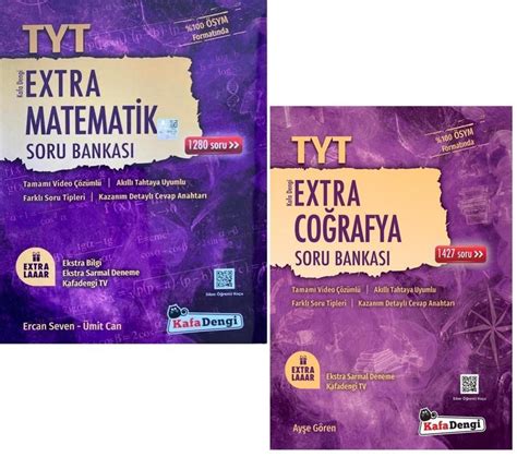 Kafadengi 2024 Tyt Matematik Coğrafya Extra Soru Seti 2 Kitap idefix