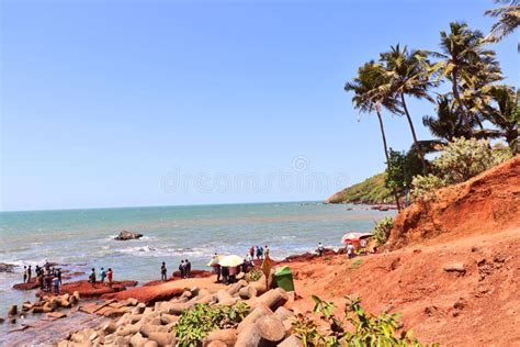 Anjuna Beach, Goa, India editorial stock photo. Image of landscape ...