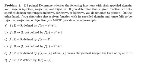 Solved Problem 3 15 Points Determine Whether The Following