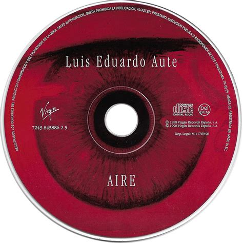 Car Tula Cd De Luis Eduardo Aute Aire Invisible Portada