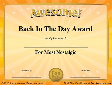 Funny Award Certificates - 101 Funny Certificates to Give Family, Friends and Teammates