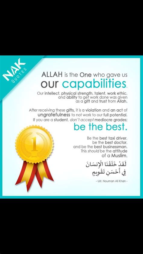 Be The Best You And Be Thankful To Allah For What He Gave You Alhamdulillah Work Ts