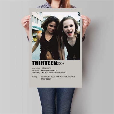 Amazon.com: Thirteen poster movie posters Canvas Poster Bedroom Decor ...