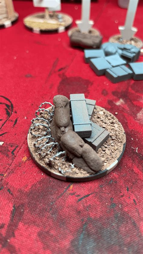 Objective Markers And Artillery Targeting Markers Decided To Make A Set