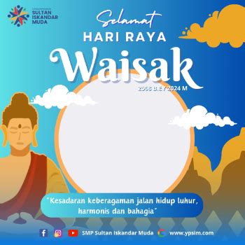 30 Twibbon Hari Raya Waisak 2024 Desain Terbaru Simpan Bingkai Fotonya