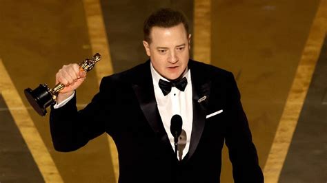 Brendan Fraser Wins First Oscar For Playing Gay Man in 'The Whale'