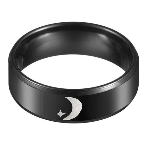 Plated Sun And Moon Promise Ring Anel Falange Championship Rings B