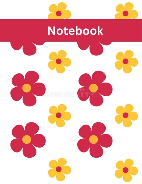 Colorful Notebook Design. Notebook Template Design Stock Vector - Illustration of layout ...