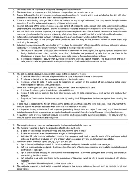 IMMUNITY | PDF | Immune System | T Cell