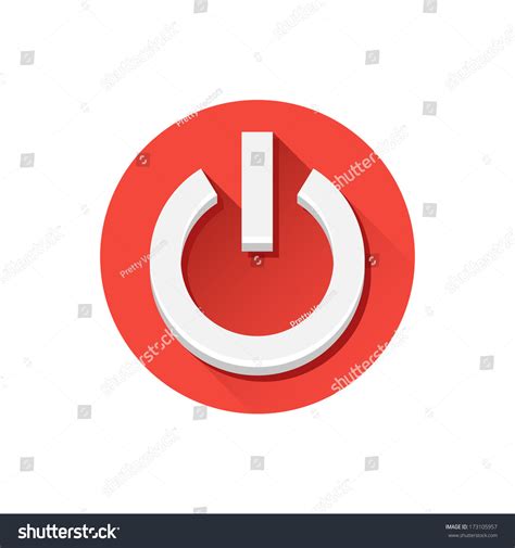 Vector Shut Down Icon 173105957 Shutterstock