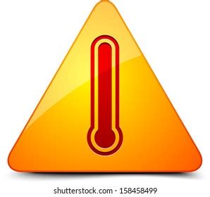 Danger Hot Temperature Sign Stock Illustration Shutterstock