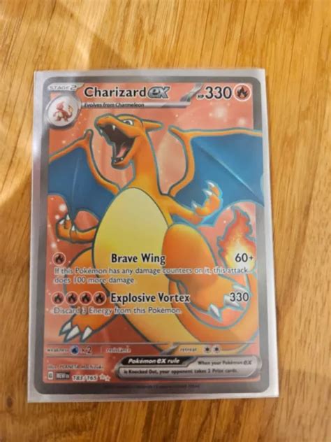 POKEMON TCG CHARIZARD Ex Scarlet Violet 151 183 165 Holo Ultra