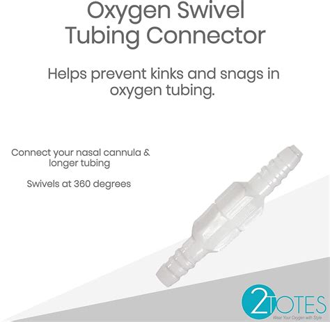 5 Packs Oxygen Tubing Swivel Connector, Swivel Oxygen Tubing Connectors,Oxygen Tubing Connector ...