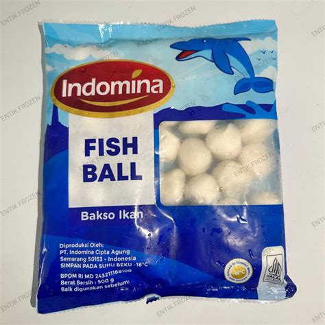 Jual Indomina Fish Ball Bakso Ikan 500gr Shopee Indonesia