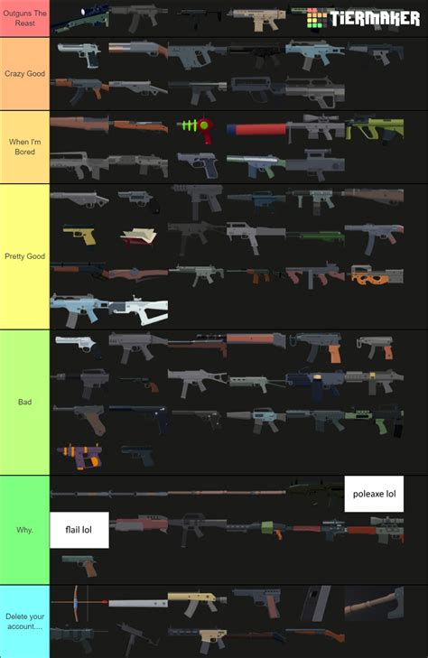 Bad Business Weapons V2 41 Tier List Community Rankings TierMaker