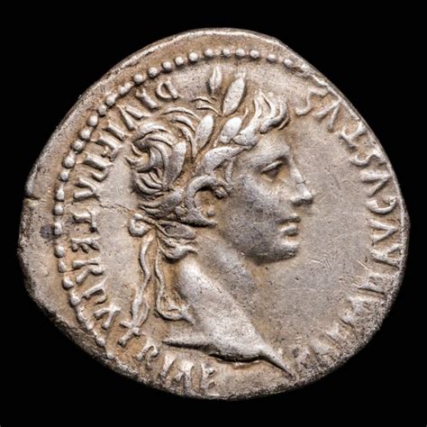 Impero Romano Augusto 27 A C 14 D C Denarius Lugdunum Gaius And