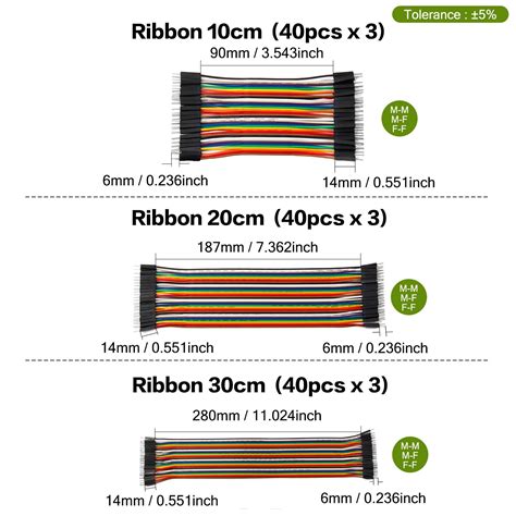 Kit De Connecteurs De C Bles Dupont Cm Cm Cm Awg Long