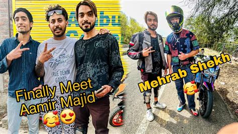 Finally Meet ‎ Aamir Majid 🥰🥰 Finally Hm ‎ Aamir Majid Se Mil Hi Liye 😇🥰 ‎ Anasmotovlogs