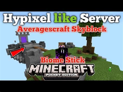 Nice Hypixel Like Server For Mcpe Java Youtube