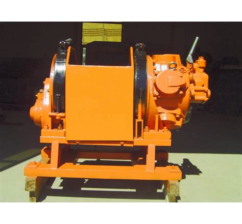 Chinese Pneumatic Tugger With Hand Brake And Disk Brake And Wire Rope