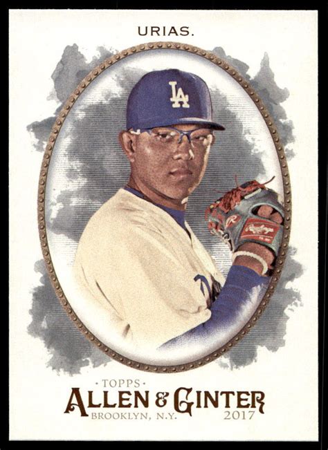 Topps Allen Ginter Julio Urias Los Angeles Dodgers Ebay