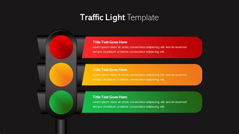 Traffic Lights Template SlideBazaar