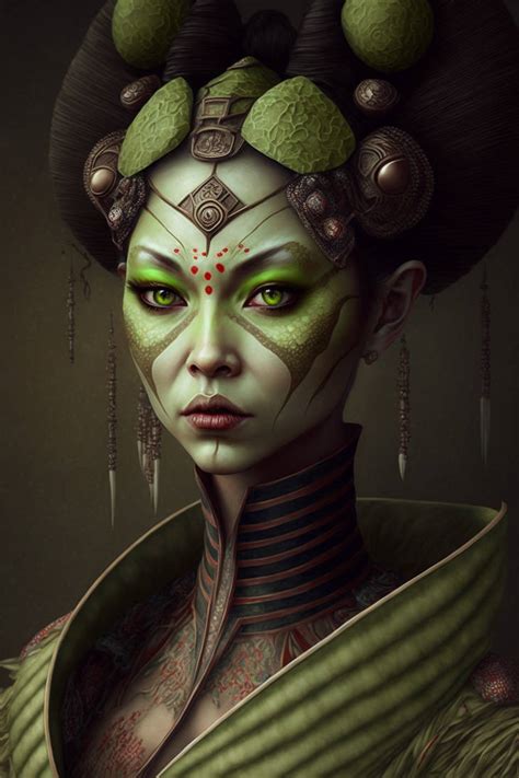 Portrait Of The Green Princess By Rdentato On Deviantart