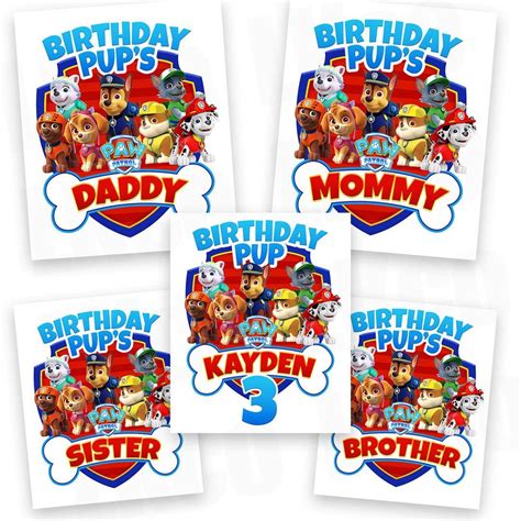 Paw Patrol Iron On Transfers Click Here To Shop All Paw Patrol Designs