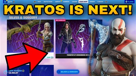 Fortnite Kratos Skin Leviathan Axe Pickaxe Return Release Date YouTube