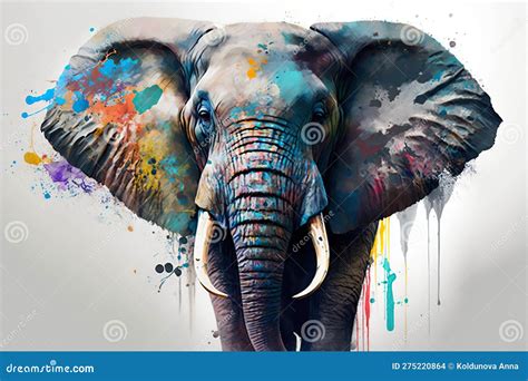 Elephant Face Paint