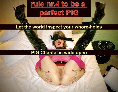 Kinky Milf Slut Wife Chantal Exposed And Open For Inspection