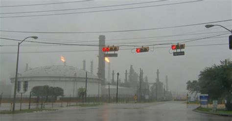 Harvey Has Damaged A Number Of Refineries And Chemical Plants Cbs News