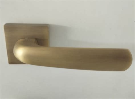 Golden Polished Brass Mortise Lever Door Handle Size 5 Inch Lever