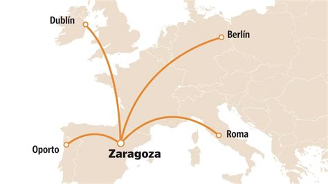 Nuevos Vuelos Directos Desde Zaragoza A Berl N Oporto Roma Y Dubl N