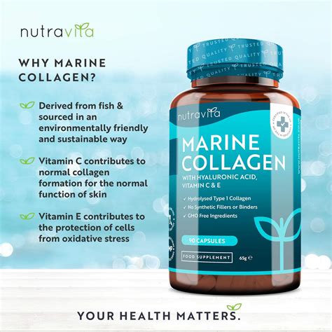 Marine Collagen 1000mg 90 Capsules Of Superior Type 1 Hydrolysed