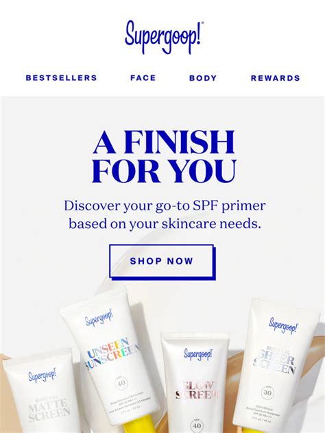 Supergoop Bestselling Spf Primers Made Just For You Milled