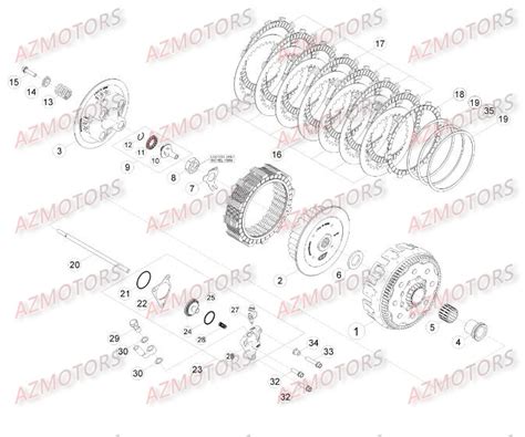 TRANSMISSION PRINCIPALE EMBRAYAGE pièces BETA neuves Pieces BETA RR 2T