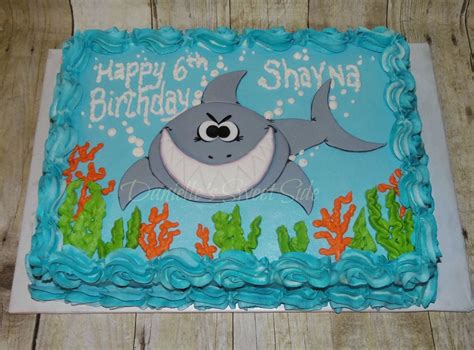 Shark Sheet Cake