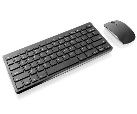 Teclado E Mouse Multi Sem Fio Mini Slim 24ghz USB Preto TC158 Pichau