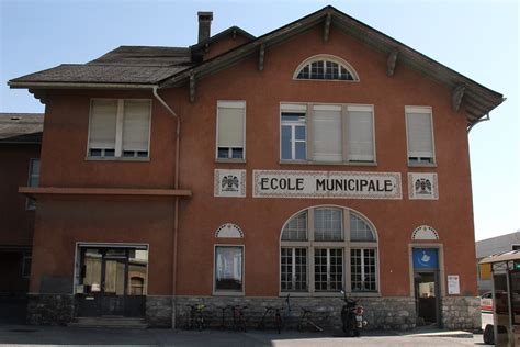 Schule Ecole Municipale In Der Stadt Sierre Siders Im Flickr