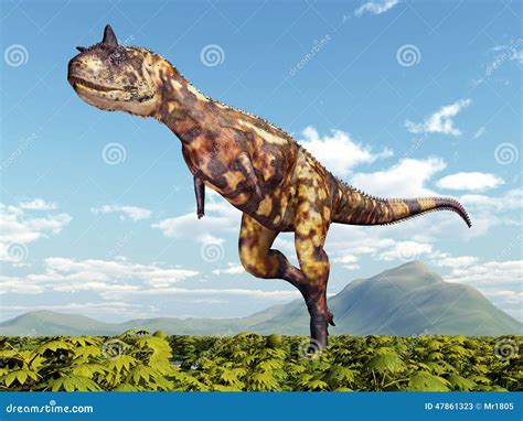 Dinosaur Carnotaurus Vector Illustration CartoonDealer 8734828