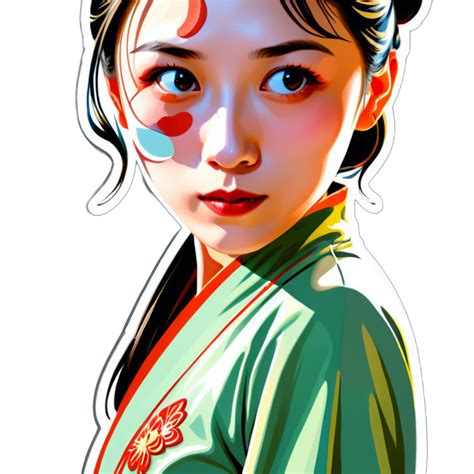 I Made An Ai Sticker Of Chinese Girl