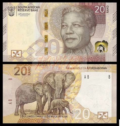 South Africa 2023 Nelson Mandela 20 Rand UNC P 149 Lazada