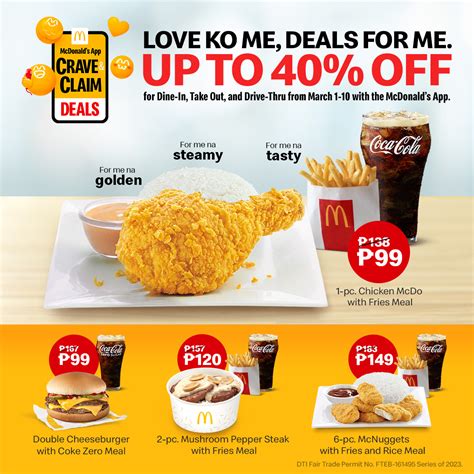 Menu At Mcdonalds Fast Food Makati 1200 Valero 49 Off