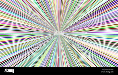 Colorful Abstract Psychedelic Striped Star Burst Background Design